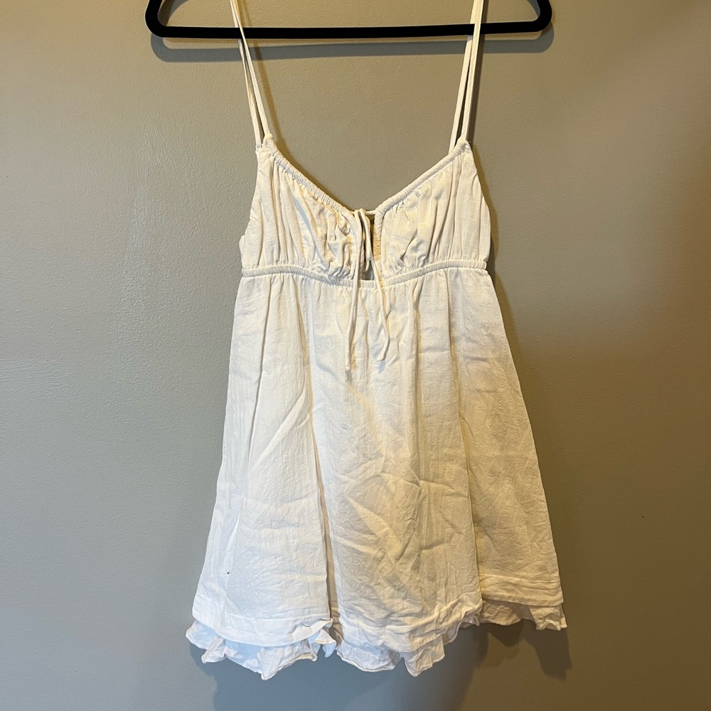 Princess Polly white summer dress - SOLD ON DEPOP